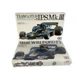 Tamiya 1:12 Team Lotus JPS Mk.III and Wolf WR1