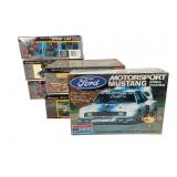 6 Monogram Model Car Kits