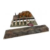 German Sd.Kfz. 25 Diorama With Band Figures