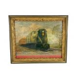Framed Pennsylvania Railroad Poster