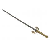 Spanish Sword with Brass Handle