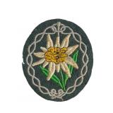 WWII German NCO Mountain Trooper Patch