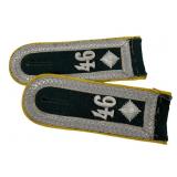 WWII Army Signals NCO Shoulder Boards