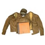 WWII Jackets, Records, and 1960s Army Hat
