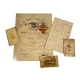 Civil War Discharge and Soldier Letter Set