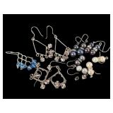 Sterling Silver and Pearl Earrings