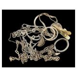 Sterling Silver Jewelry Lot, 13.9 DWT
