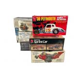 9 AMT Model Kits, Various Conditions