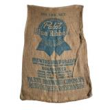 Pabst Blue Ribbon Grain Sack, 100 Lbs