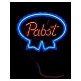 Vintage Pabst Blue Neon Sign Display