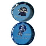 Two Pabst Blue Ribbon Serving Trays