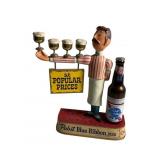 Pabst Blue Ribbon Beer Plasto Display