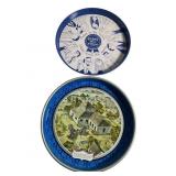 Two Pabst Blue Ribbon Beer Serving Trays