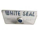 White Seal Beer Ale Plastic Display