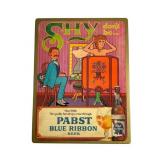 Vintage Pabst Blue Ribbon Display Sign