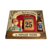 Pabst Blue Ribbon 125th Anniversary Display