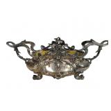 Metal Centerpiece with Floral Motif