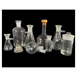 Glass Apothecary Jar & Pyrex Lot