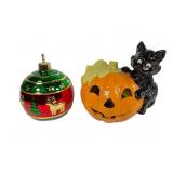 Halloween Ceramic 11 x 10 in. Untested