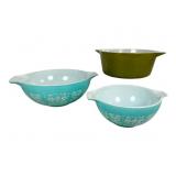 Pyrex Mixing Bowl Set with Gooseberry Pattern