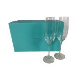 Two Tiffany & Co. Champagne Flutes