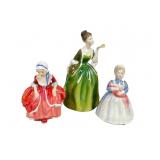 Royal Doulton Figurine Trio, Models HN2368, HN2142