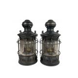 Metal Lanterns, 15 Inches Tall