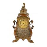 French-Style Rococo Mantel Clock