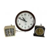 Three Electric Clocks
