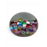 4-Inch Murano Millefiori Paperweight