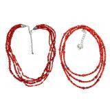 Carolyn Pollack Coral, Jasper Beaded Necklaces