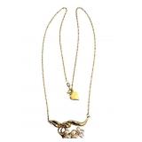 14K Gold Pearl Pendant Necklace