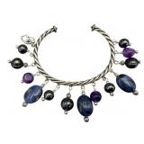 Carolyn Pollack Sterling Dangle Bracelet