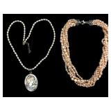 Lee Sands and Honora Pearl Necklaces