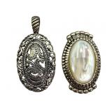 Two Carolyn Pollack 925 Pendants