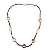 Honora Ming Pearl, Tourmaline Necklace