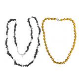 Honora Pearl and Gemstone 925 Necklaces