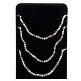3 Honora Pastel Pearl Necklaces