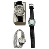 3 Honora Watches with Pearl Accents