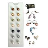 Honora Pearl 925 Earrings Set