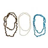 3 Lee Sands Gemstone/Pearl Necklaces