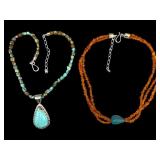 Two Jay King Desert Rose Necklaces