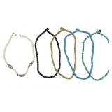 Nepalese Beaded and Pearl Necklaces