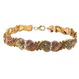 Black Hills Gold Leaf Bracelet