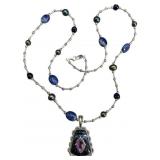 Carolyn Pollack Sterling Gemstone Necklace