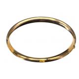 14K Eterna Gold Polished Bangle
