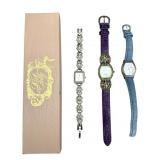 3 Designer Wrist Watches, Kirks Folly