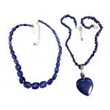 Jay King Lapis and Sterling Necklace Set
