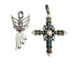 B. Bixby & C. pollack Gemstone Pendants