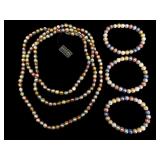 Honora Pearl Necklace and Bracelet Set